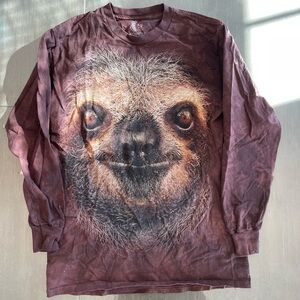The Mountain Sloth Graphic Long Sleeve